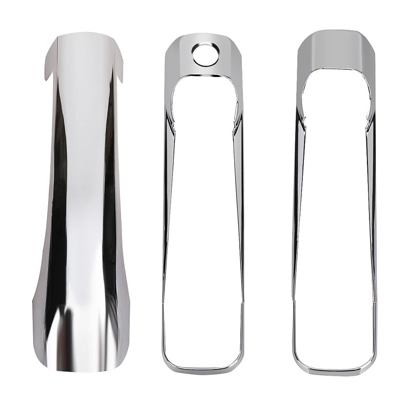 Tutor Auto Chrome Door Handle Covers Compatible with 2009-2018 Dodge Ram 1500 2500 3500 - Handle-Exterior Door - Image 3